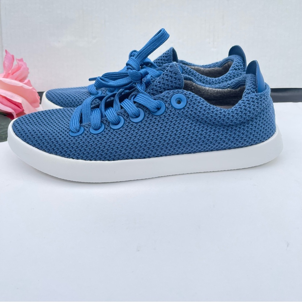 Allbirds Tree Piper Women's sz 7  Deep Emerald blue Sneaker Comfort Lace Up
